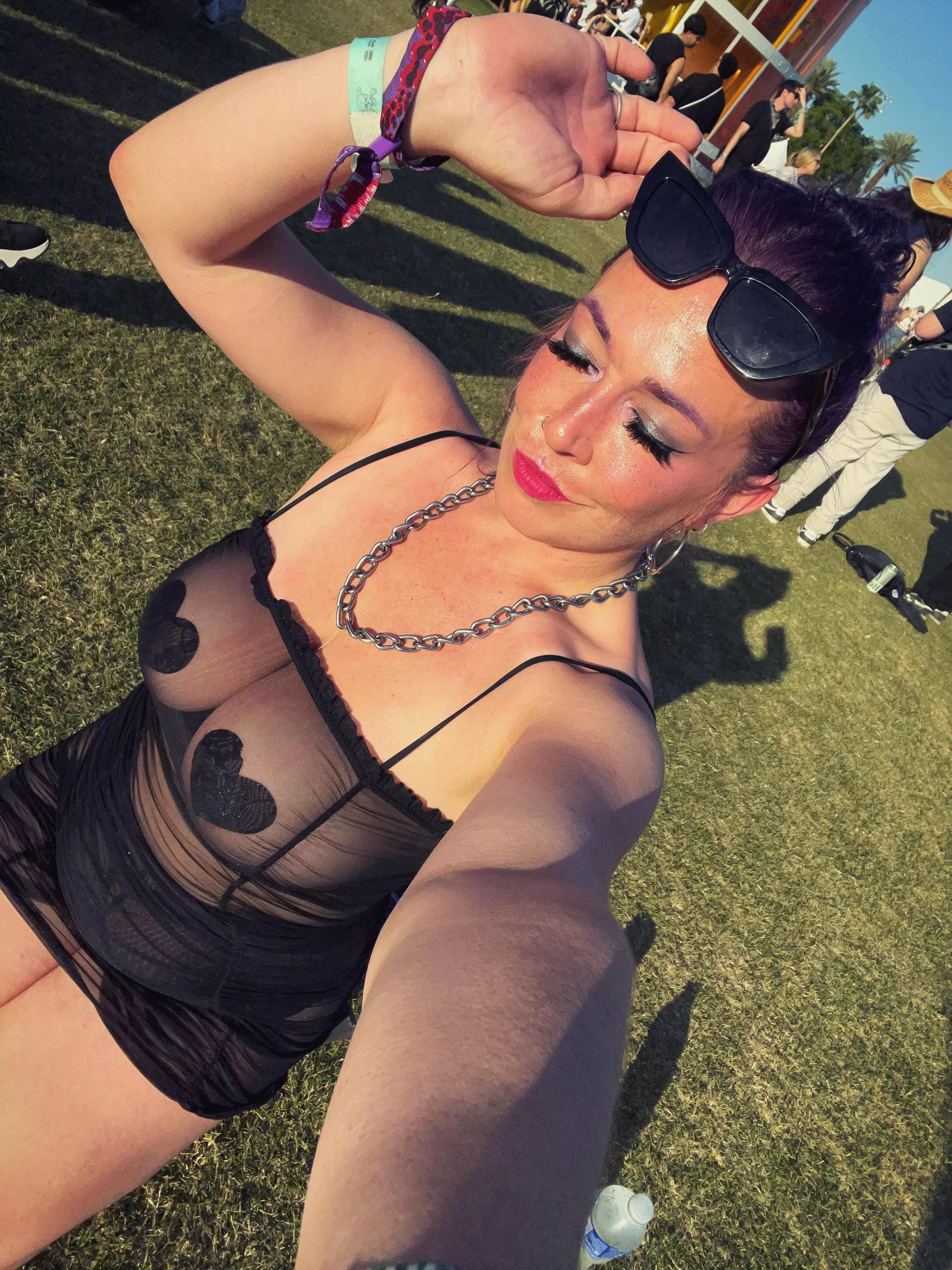 Blew my camp neighbor at Coachella :)  posted by Bangersonlybaby