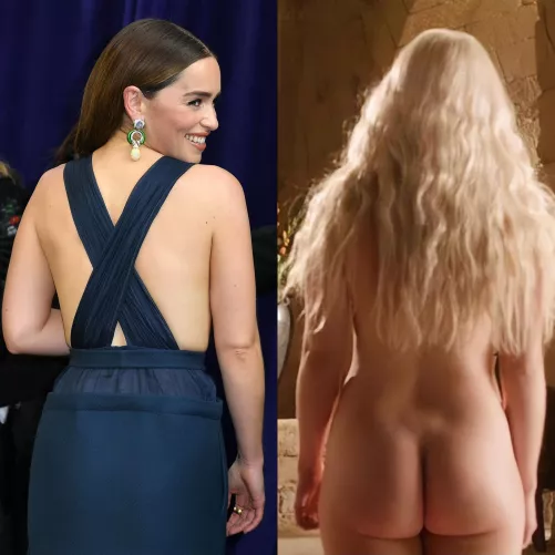 Emilia Clarke’s buttocks by plat34u