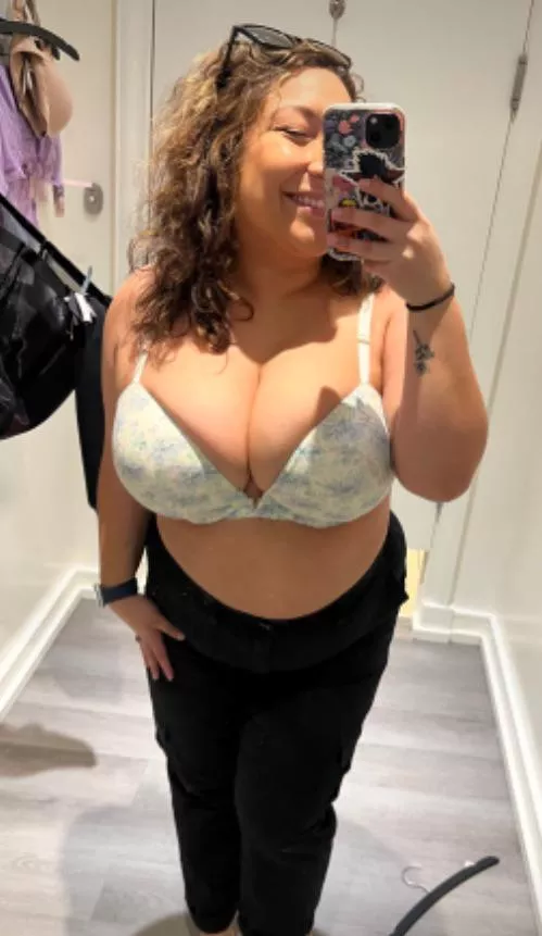 Got a size too small hope you don’t mind  posted by Siobaby0610