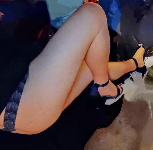 Heels and Thong...comfy and classy!  by Fluffy-Camera-2858