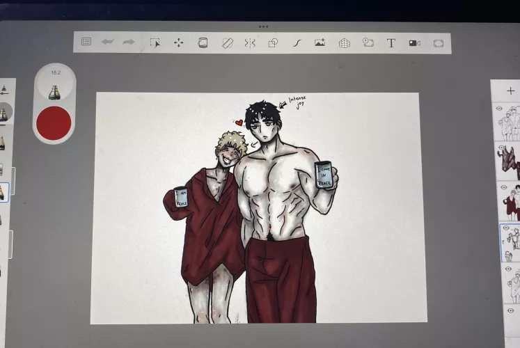 I just love these two 🥹 by Mirror_scar2