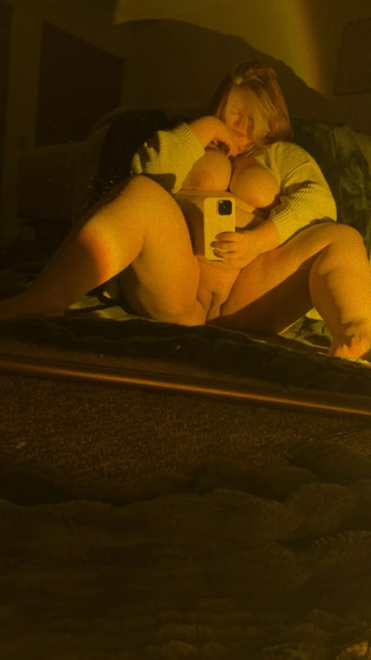 I may not be perfect but at least I’ve got big tits and a tight pussy.  posted by Legitimate_Coyote410