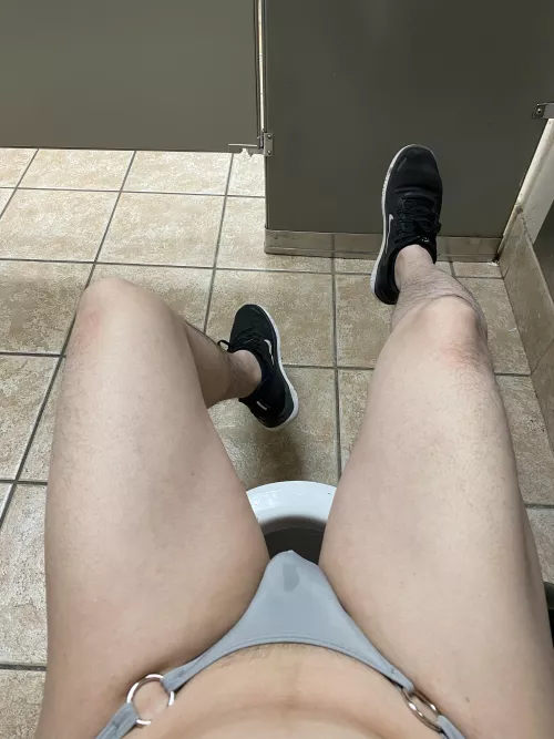 If you wanna touch or lick my thighs in public restroom? by kylfittt