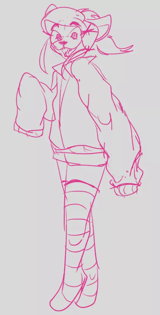 I'll Sketch your oc for free! posted by Raydrawsx