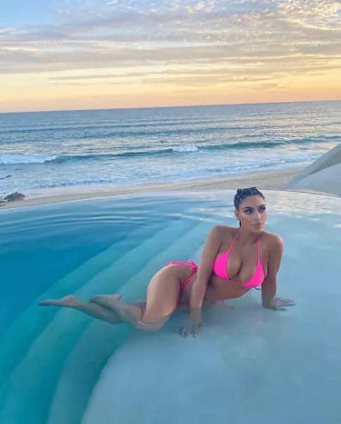 Kim Hot Pink Bikini posted by Antho_Miranda