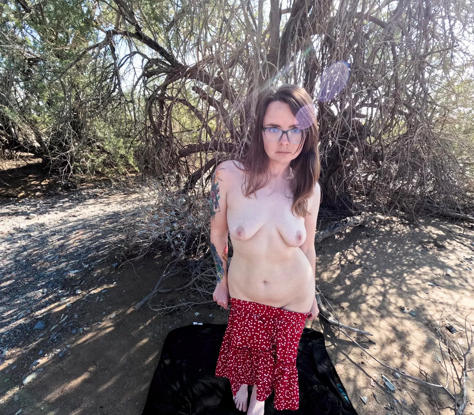 Let's take our clothes off and see if anyone catches us!  posted by your_faye_fantasy