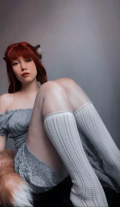 Look at these stockings 🤍 by Luna_foxie