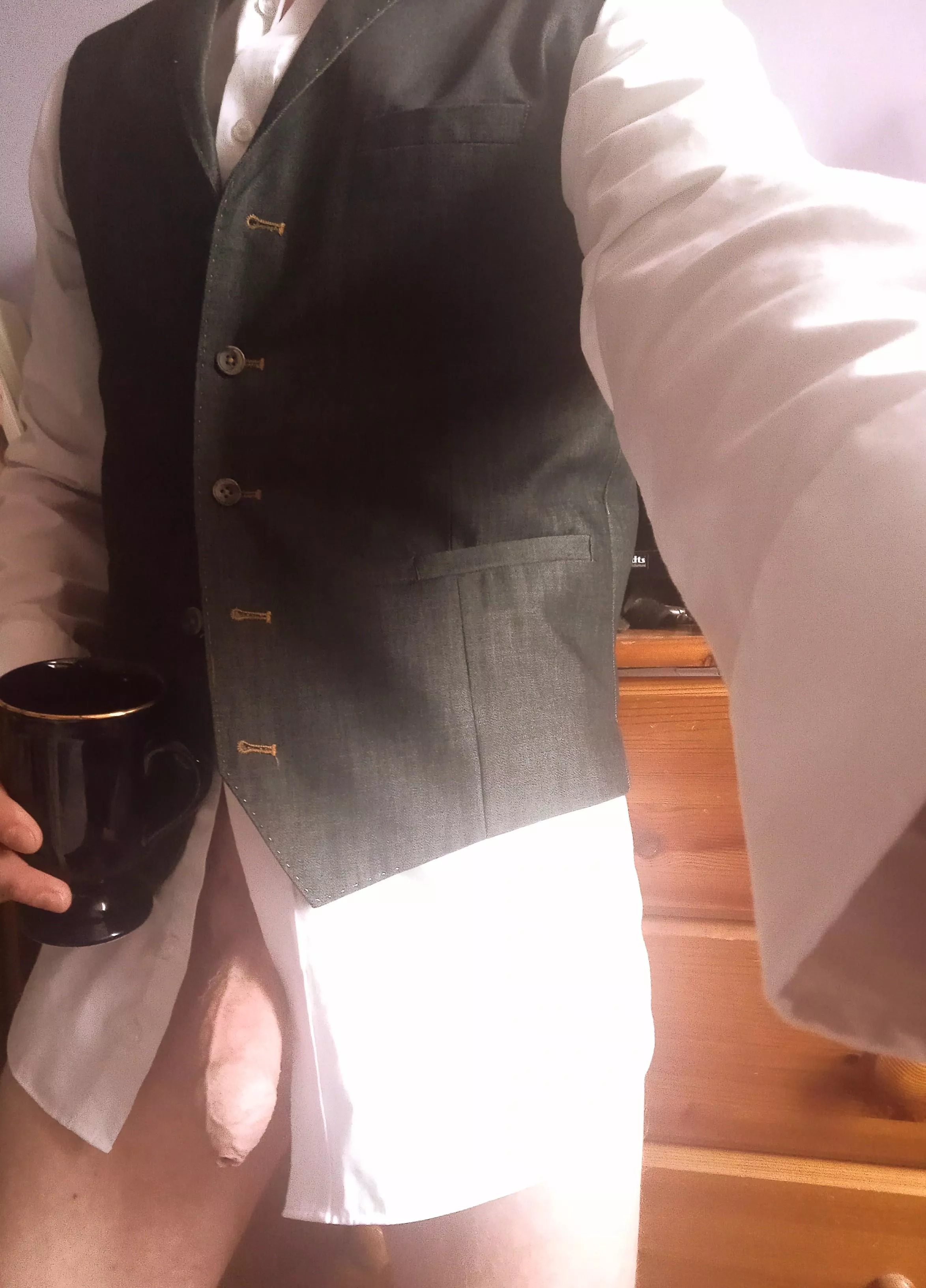 (m) Dressed for the occasion 🍆☕ posted by Timbospeed23