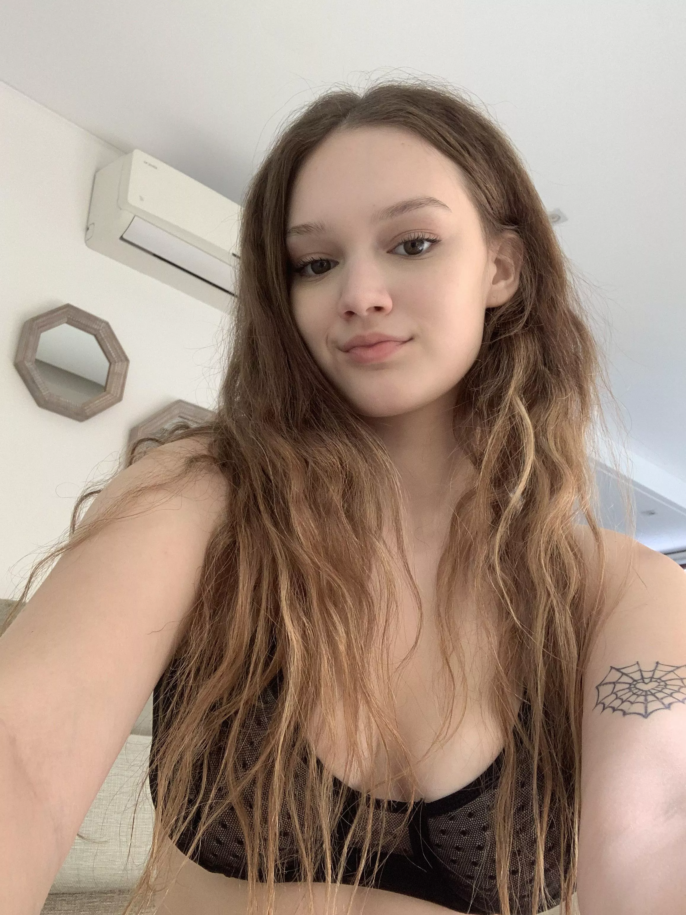 Me trying to look cute while waiting for you in bed posted by DaSpoopiest