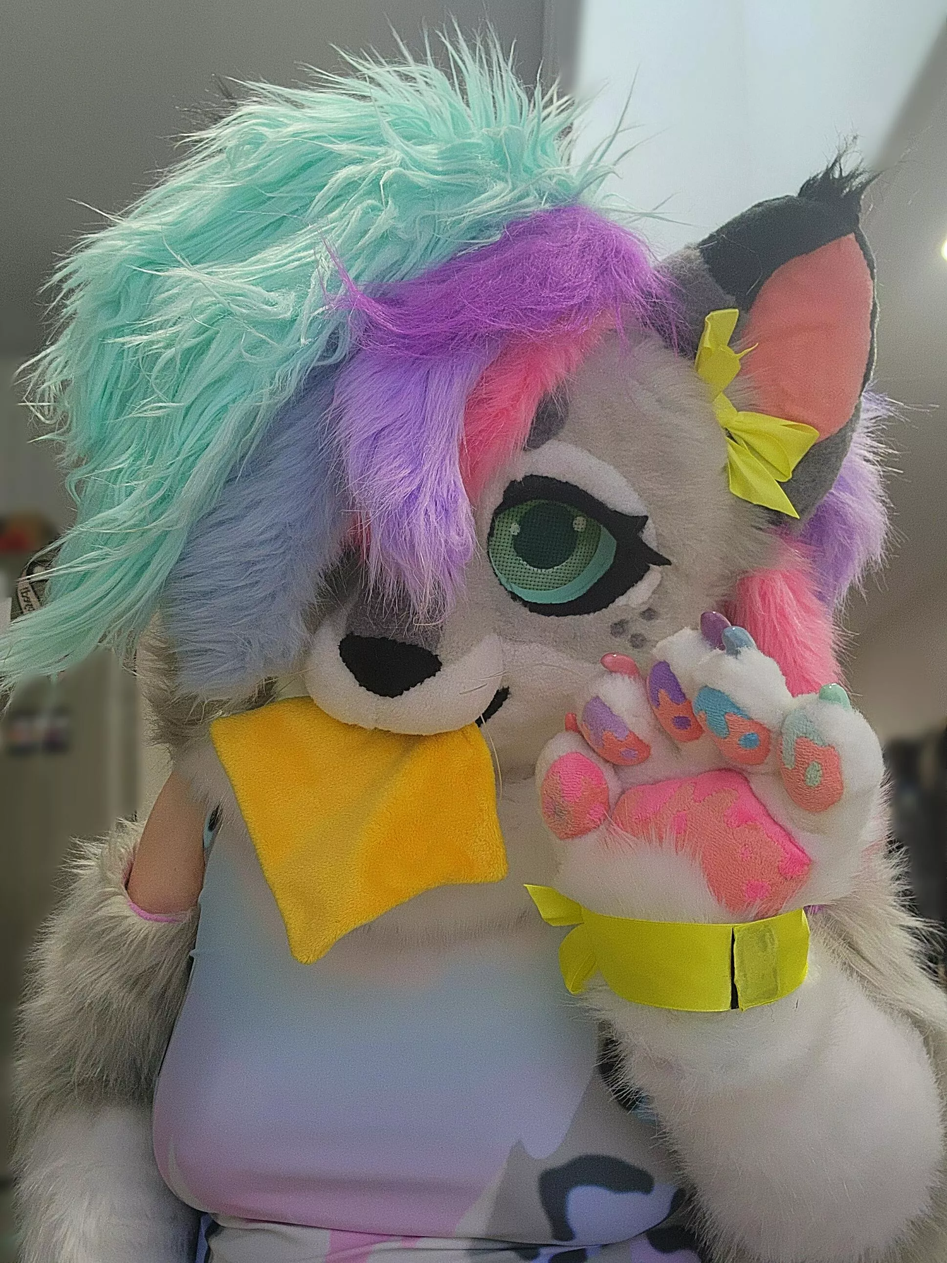 My first Fursuit Friday! posted by SugarPop-Furry