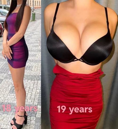 My tits are getting bigger and bigger.. but my body is still petite.. F19 by RC2003XXX