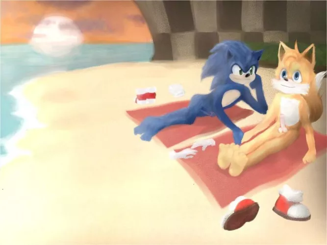 Nude Sonic the Hedgehog {film} (YTZOLOTOIUwU) by Big-Reach-4241