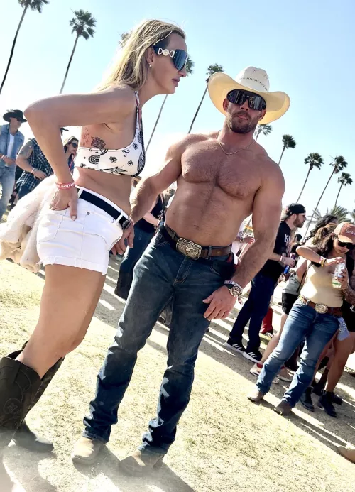 So many amazing hot men at Stagecoach! Gave head 4 times and got it once. Basically walked around for 8hr soaked dripping from a hard on.  by GayTravelerAdvice