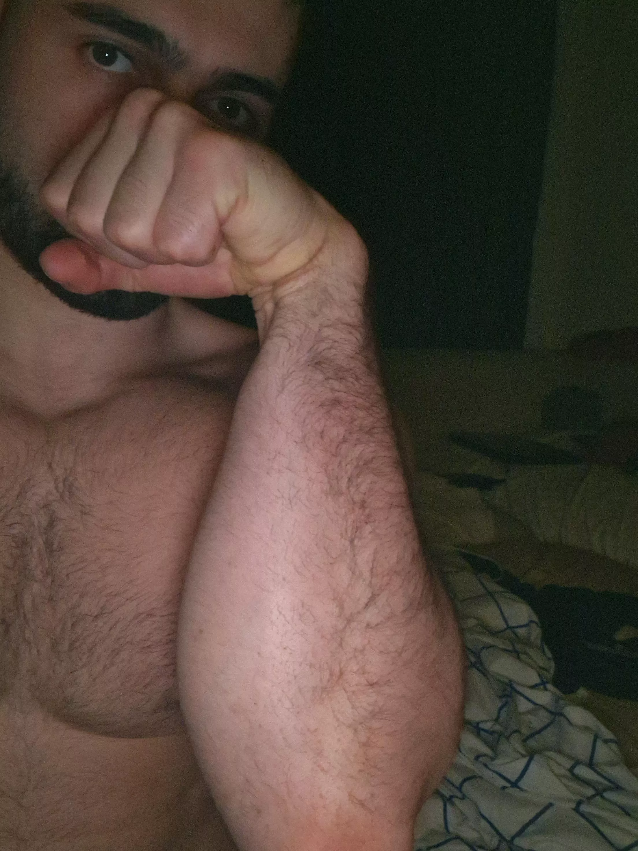 Suck my forearm posted by Busy-Investment8158