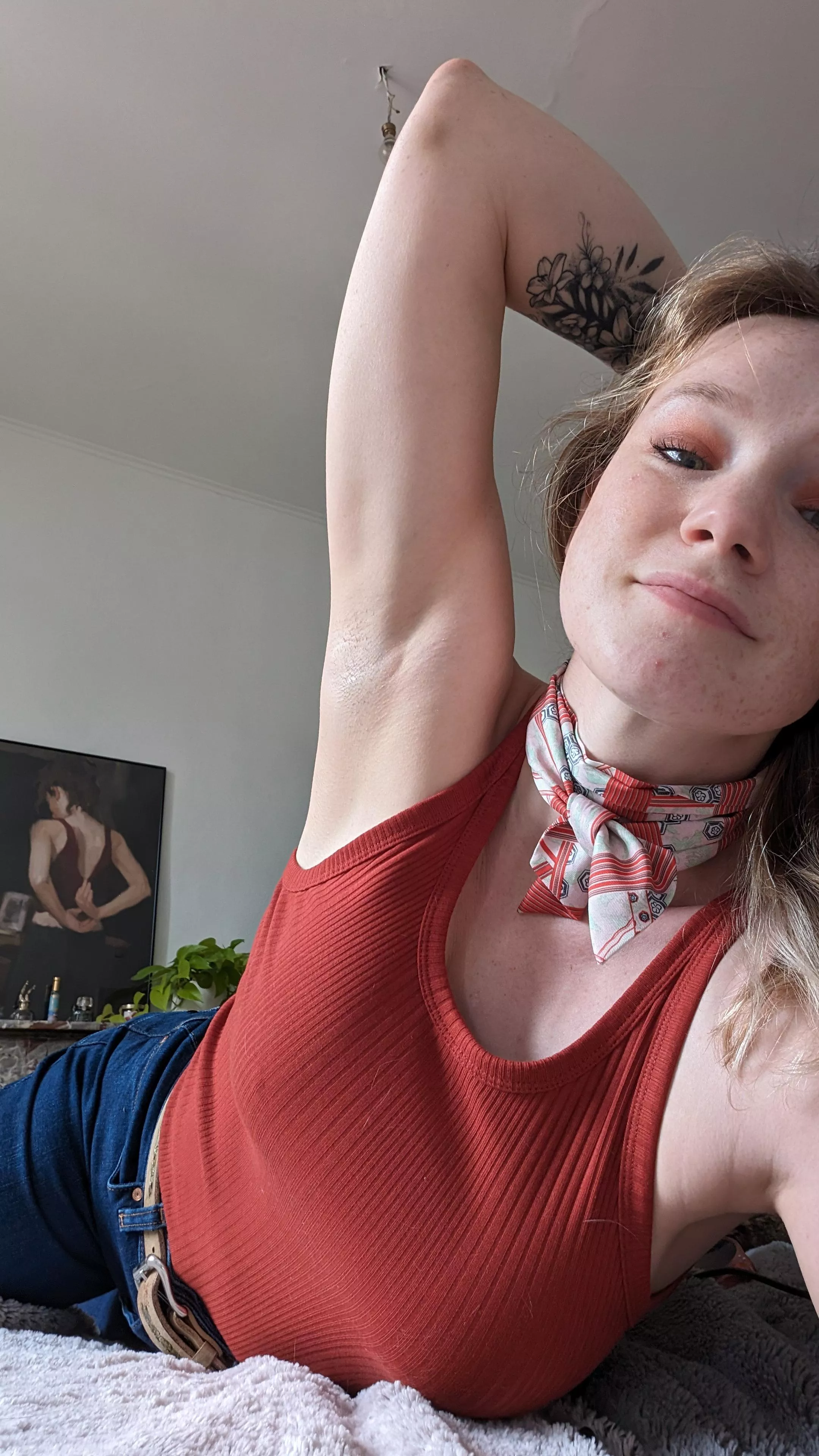 Tell me what you'd think if I stretched like this in front of you posted by CapriciousKitty