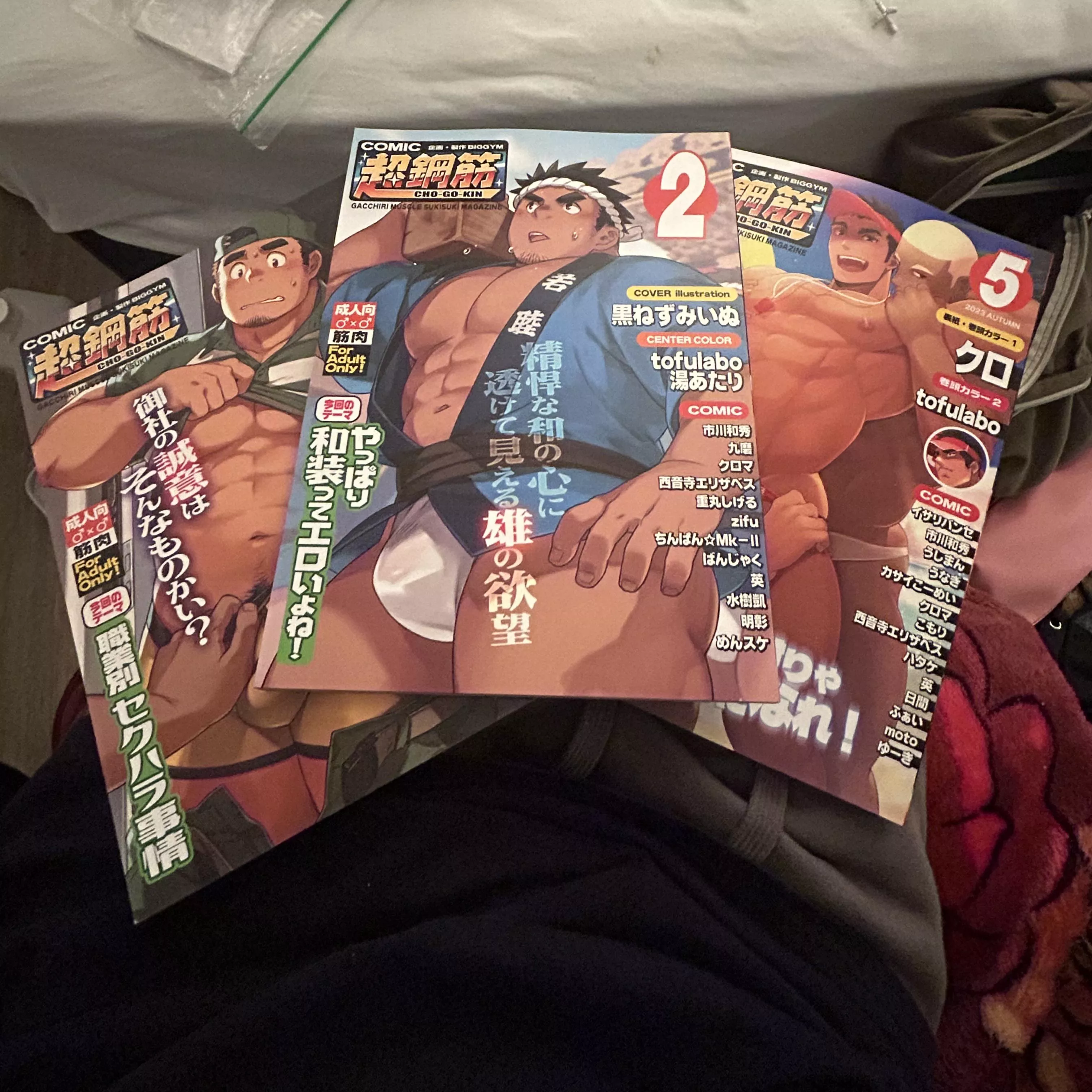 trying to collect all the BIGGYM anthologies~ just waiting for restocks posted by onigafuchi