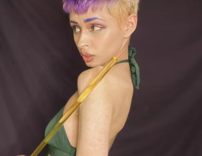 Added some purple dye to the blonde  by girrlgonerogue