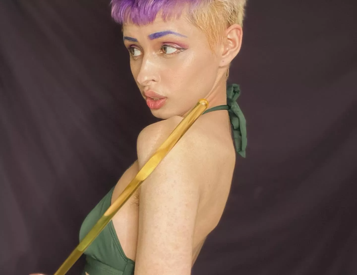 Added some purple dye to the blonde  posted by girrlgonerogue