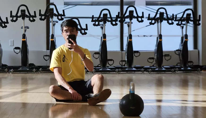 After some kettlebell swings by 20-TWENTY