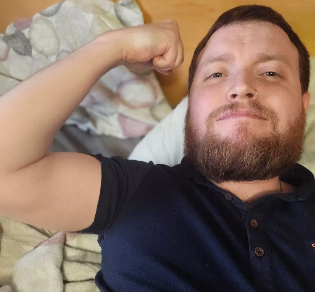 Bugger all of a bicep compared to some guys here. But still happy with the gym progress ☺️ posted by gaysoup11