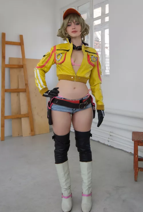 Cindy is the best mechanic, yay? Cindy Aurum cosplay by me (JyuSan) by Jyu_San