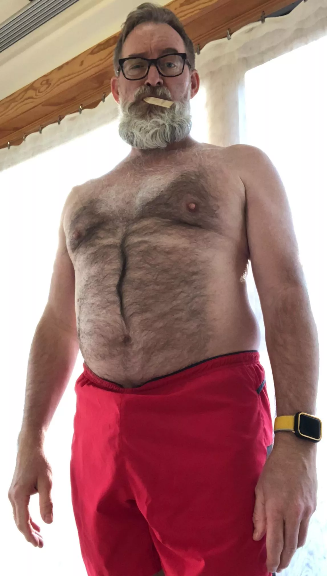 Dad brushing teeth. posted by Willco12345