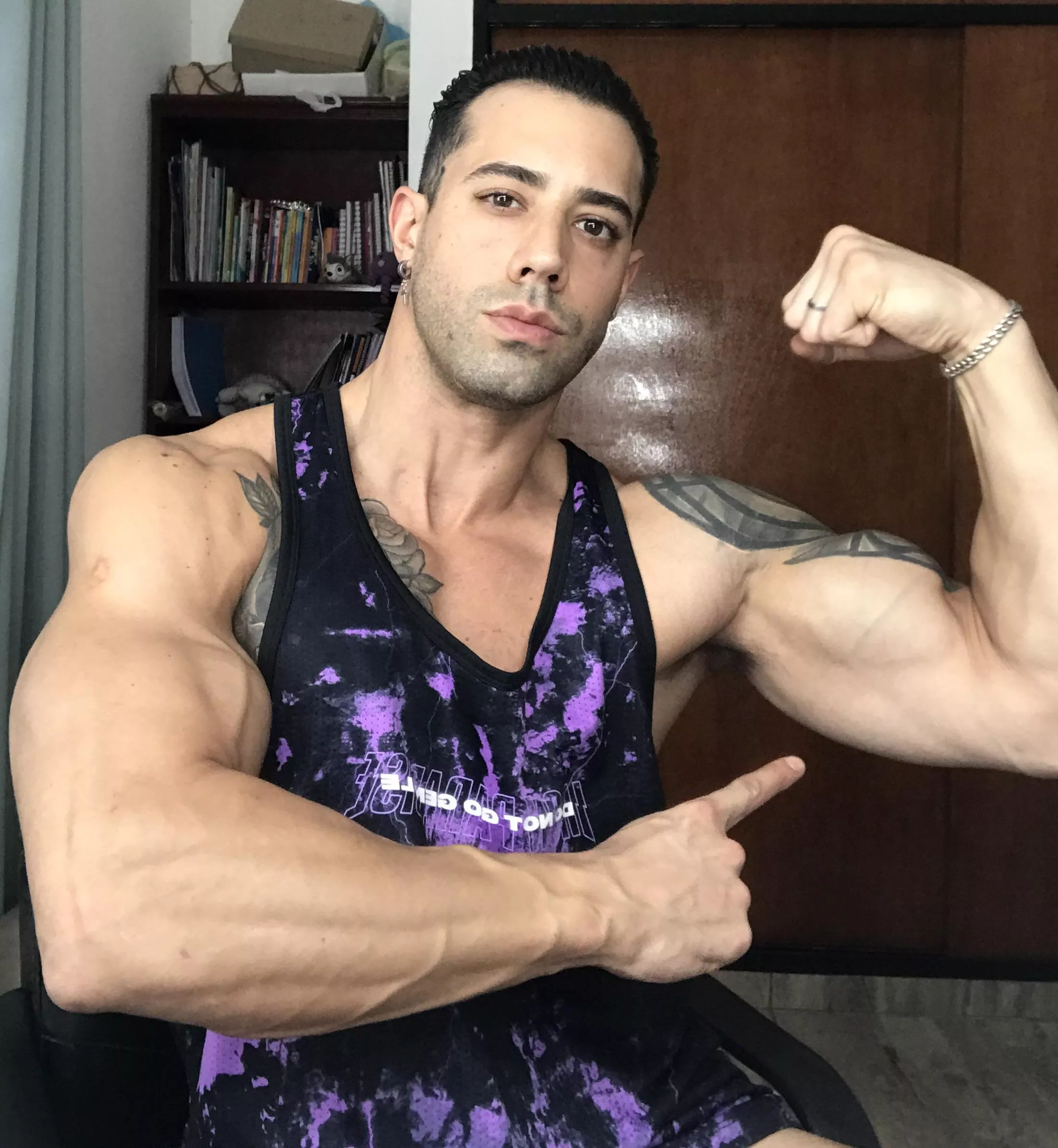 Do u like my arms? posted by TattooedMuscled