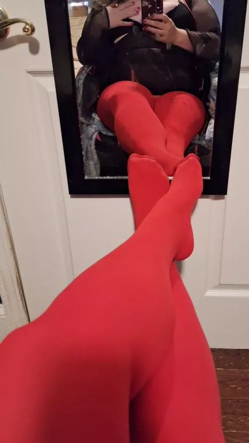 Do you like my red tights  by Outrageous-Sir-1638