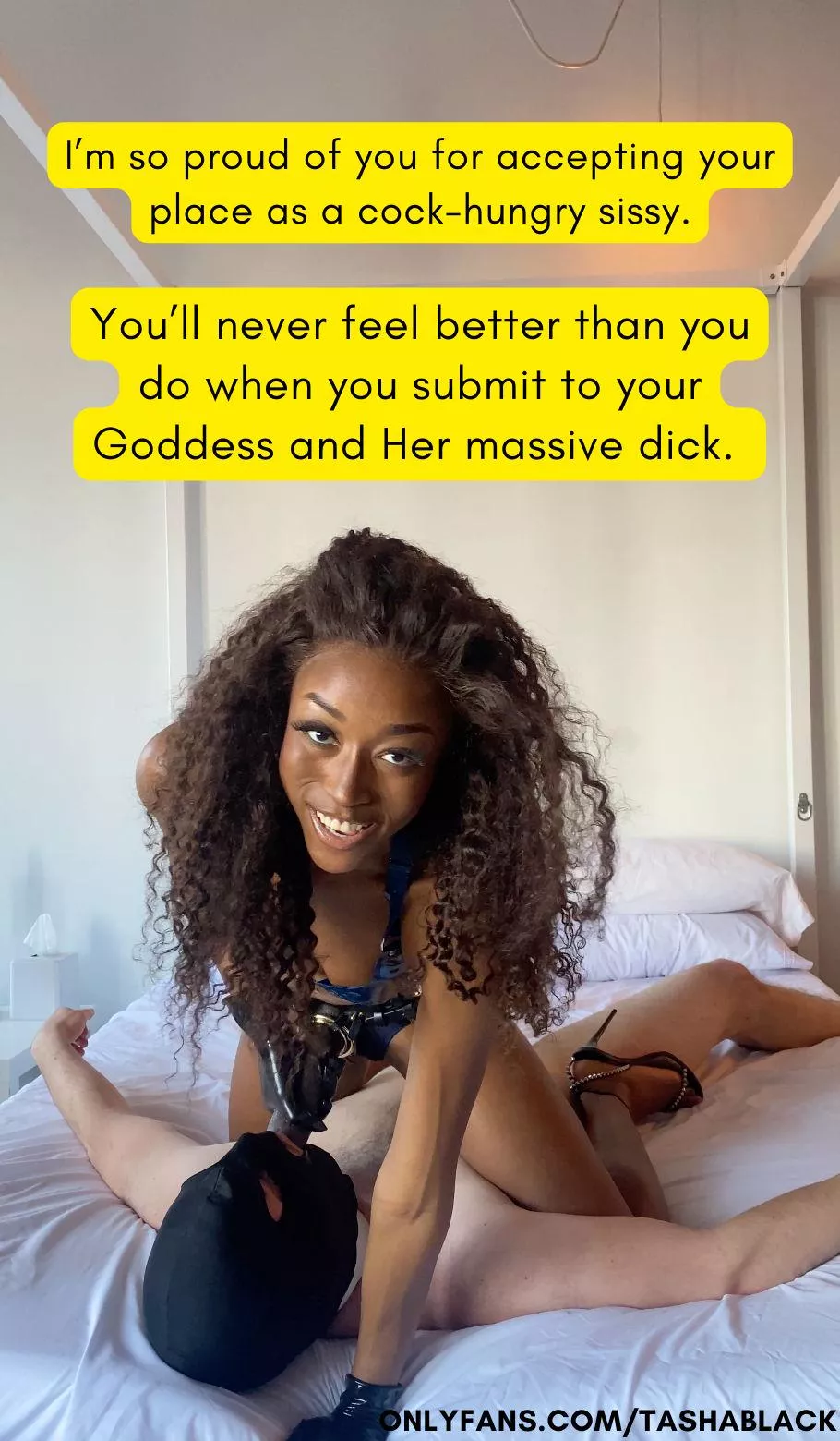 Doesn't it feel good to accept your place as My little cocksleeve? posted by thetashablack