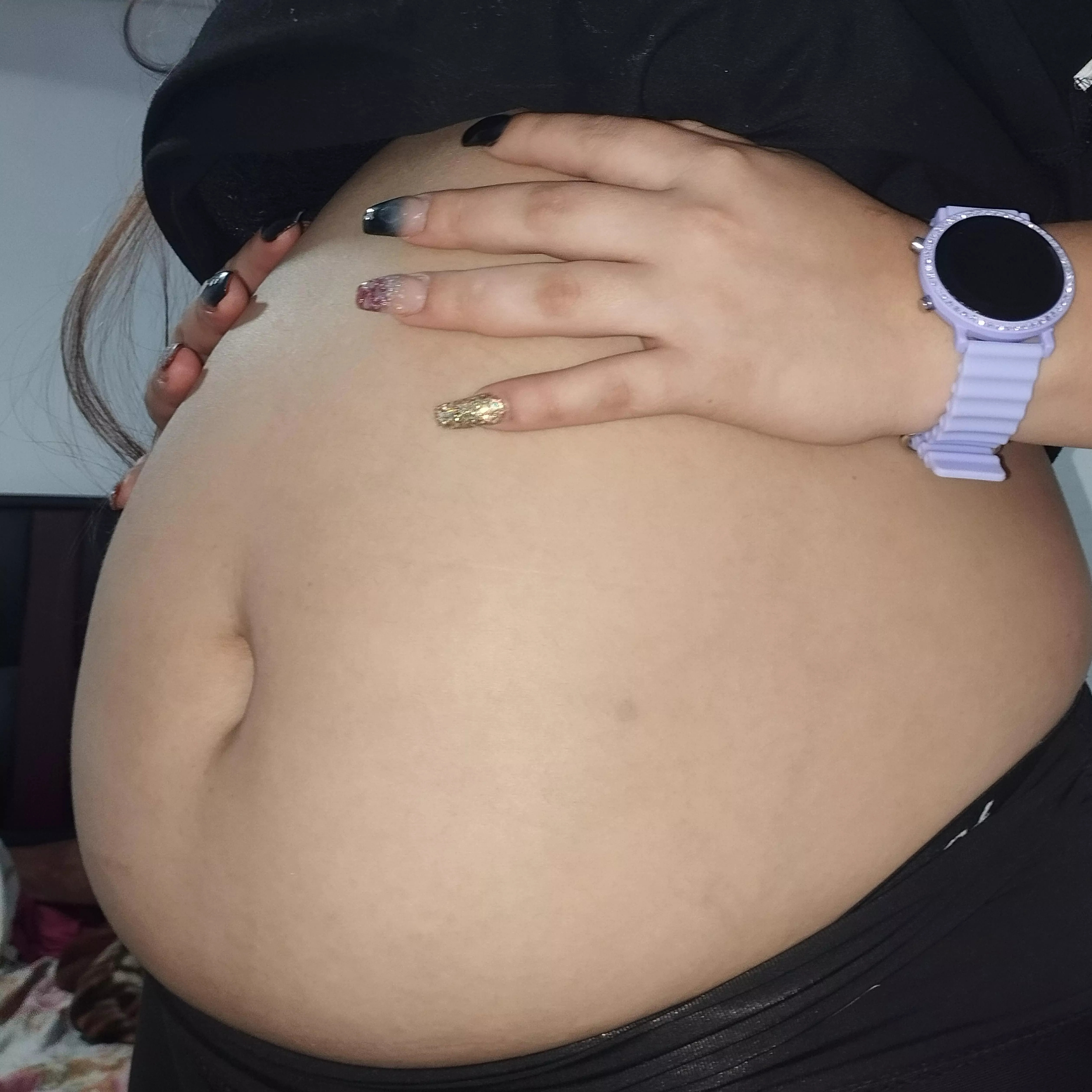 full belly, but I can still eat more to look bigger posted by natasha-Ad-7883