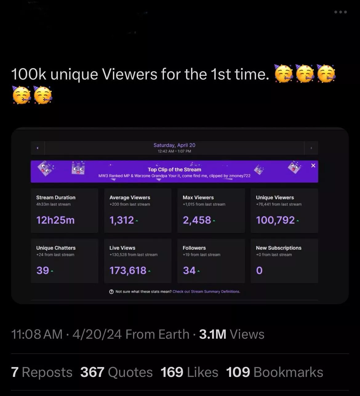 I thought artificially inflating your views with embedding is now against ToS? posted by TheLongProgression