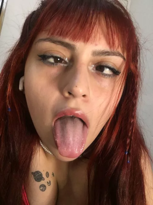 If I start eating your cock with this face you will give me your cum in my mouth by Deidarav7
