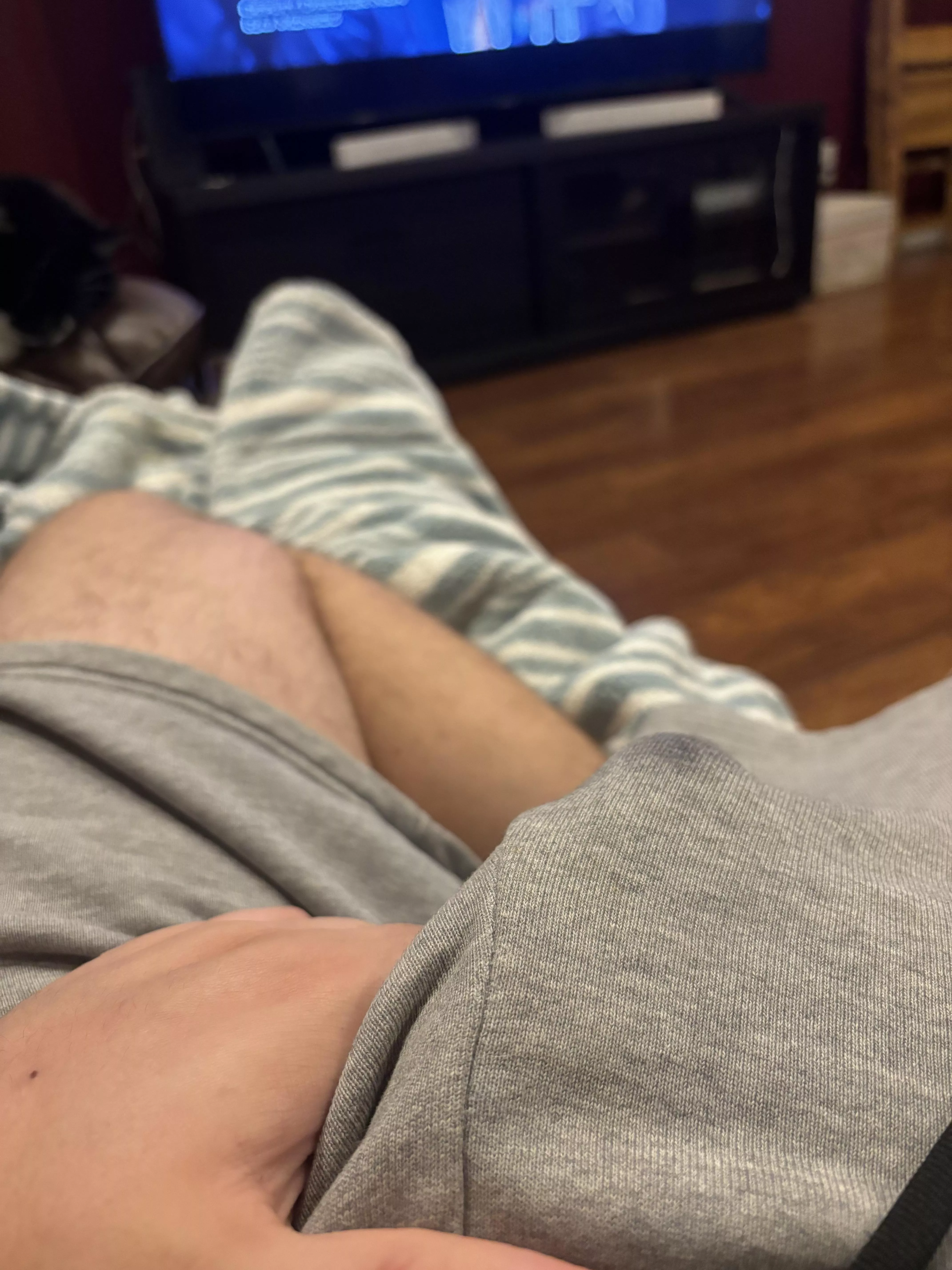 I’m so hard I leaked through my shorts, 18 posted by Remote_Ad3210