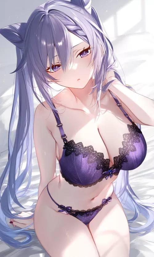 Keqing (Genshin Impact) by virginsnake910