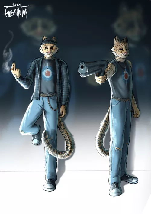 Meow! 🐯 (Art by me) by Fabshutup_