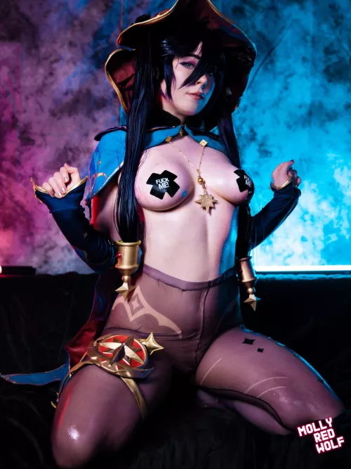 Mona [Genshin Impact](Mollyredwolf) by MollyRedWolf