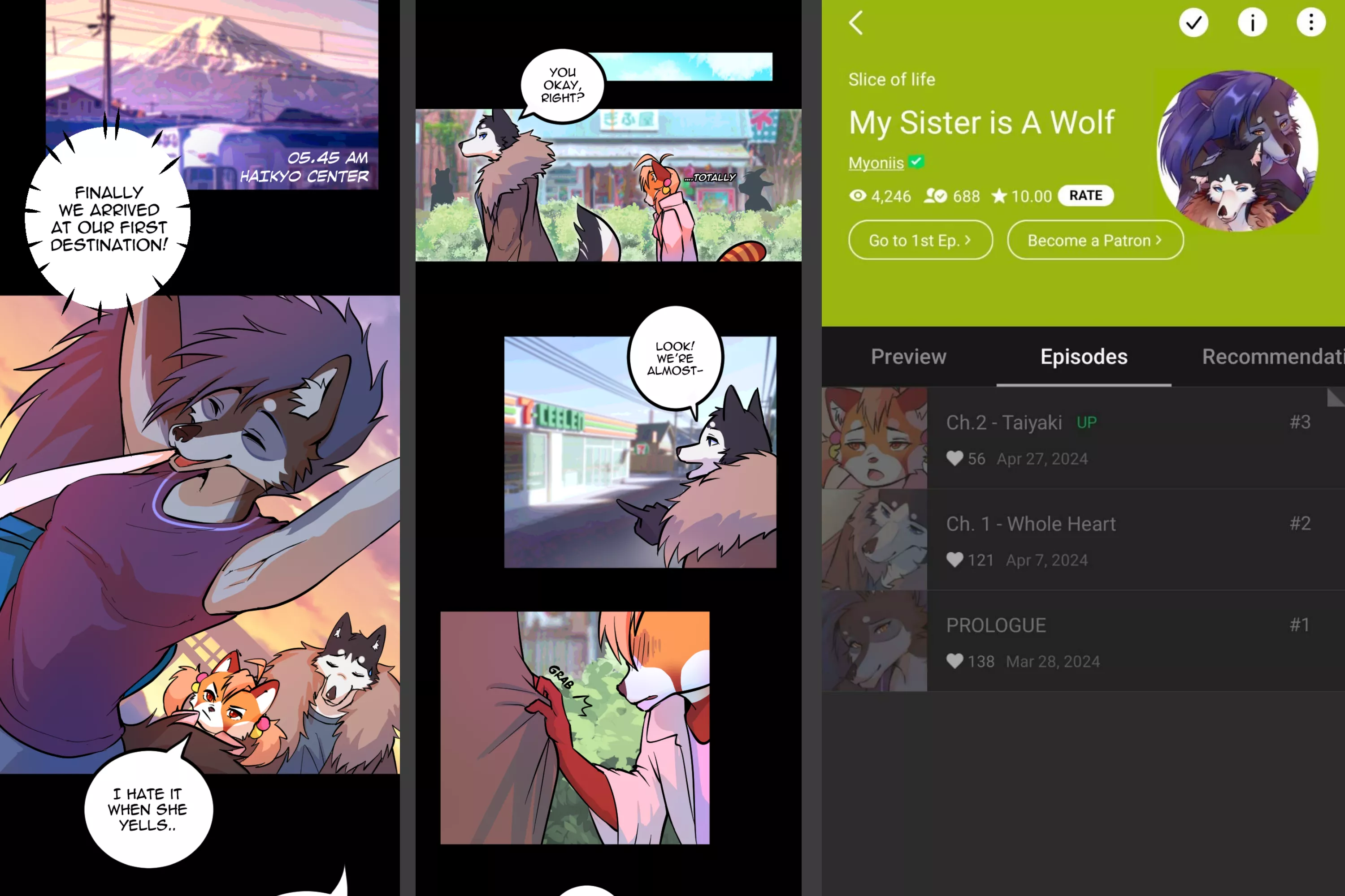 My Sister Is a Wolf Comic Update! posted by myonnz