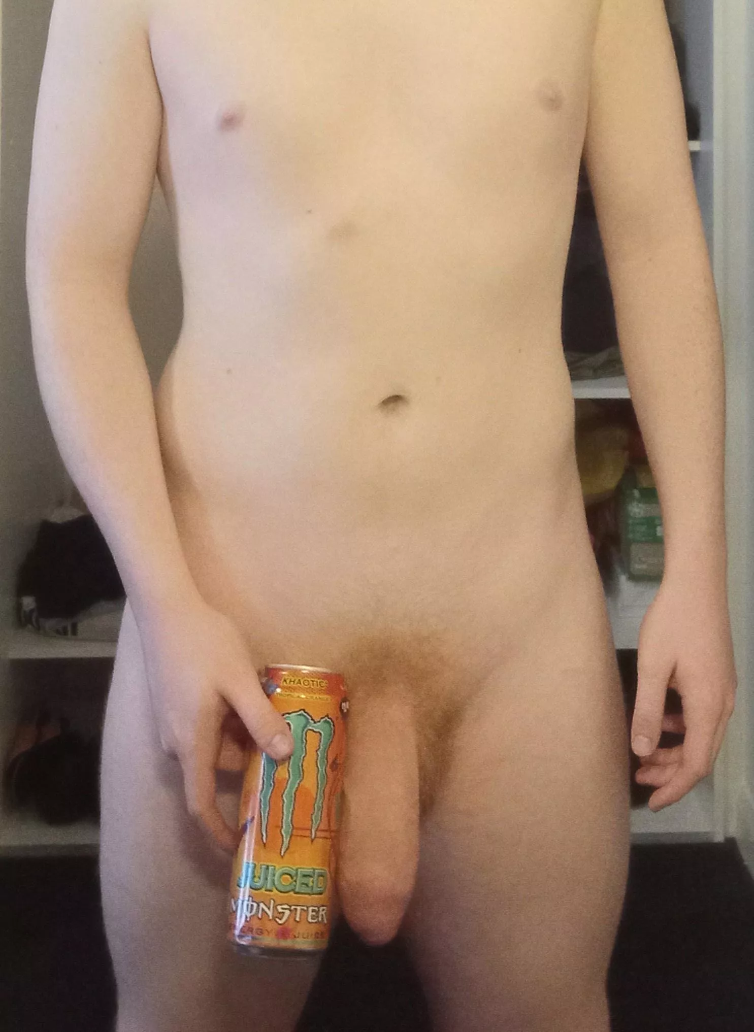 My softie compared to a monster can posted by No-Meaning-893