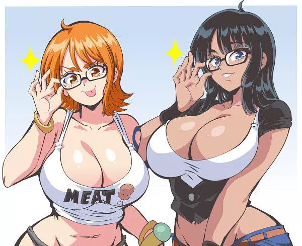 Nami & Robin posted by throwawaylandlordgf