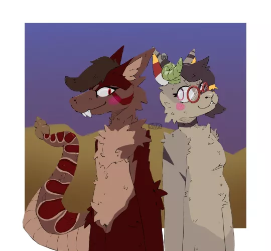 Recent art for doodleggoat on tumblr by delerious_dingo