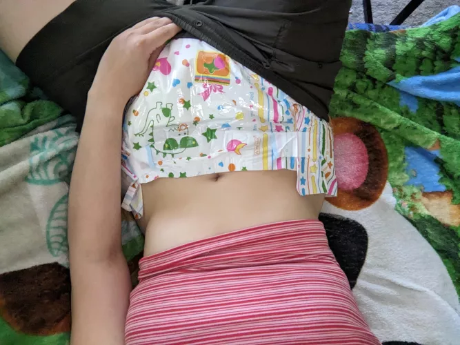 Roommate gone, diapers in the living room! by heck013