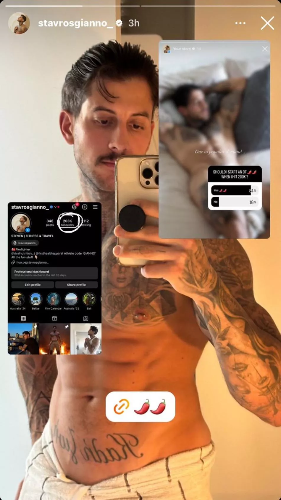 sooo who’s going to share his pics? posted by Dangerous_Belt2622