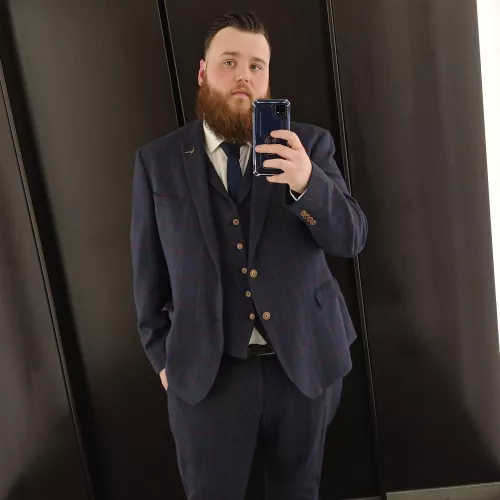 Suited up and ready for an event ☺️ by cowboyfromhell101