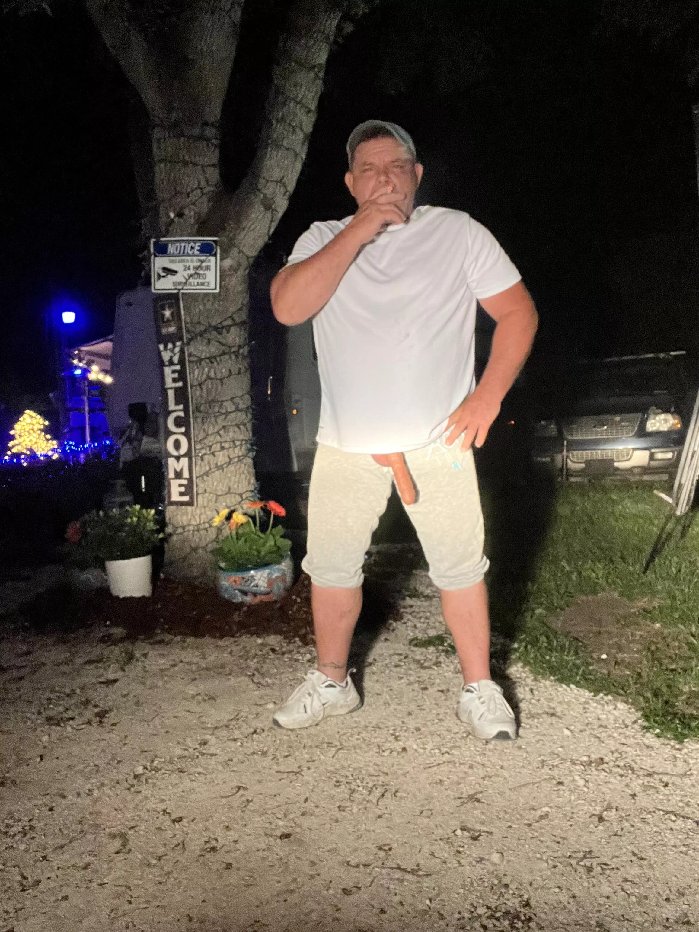 Sunday funday early morning pic at camp via headlights  posted by Djstrps