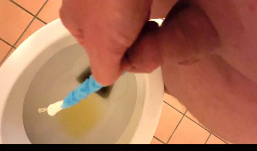 This is how I pee, because of my disability. Hope it is not too offending for you. by No-Farm-1194