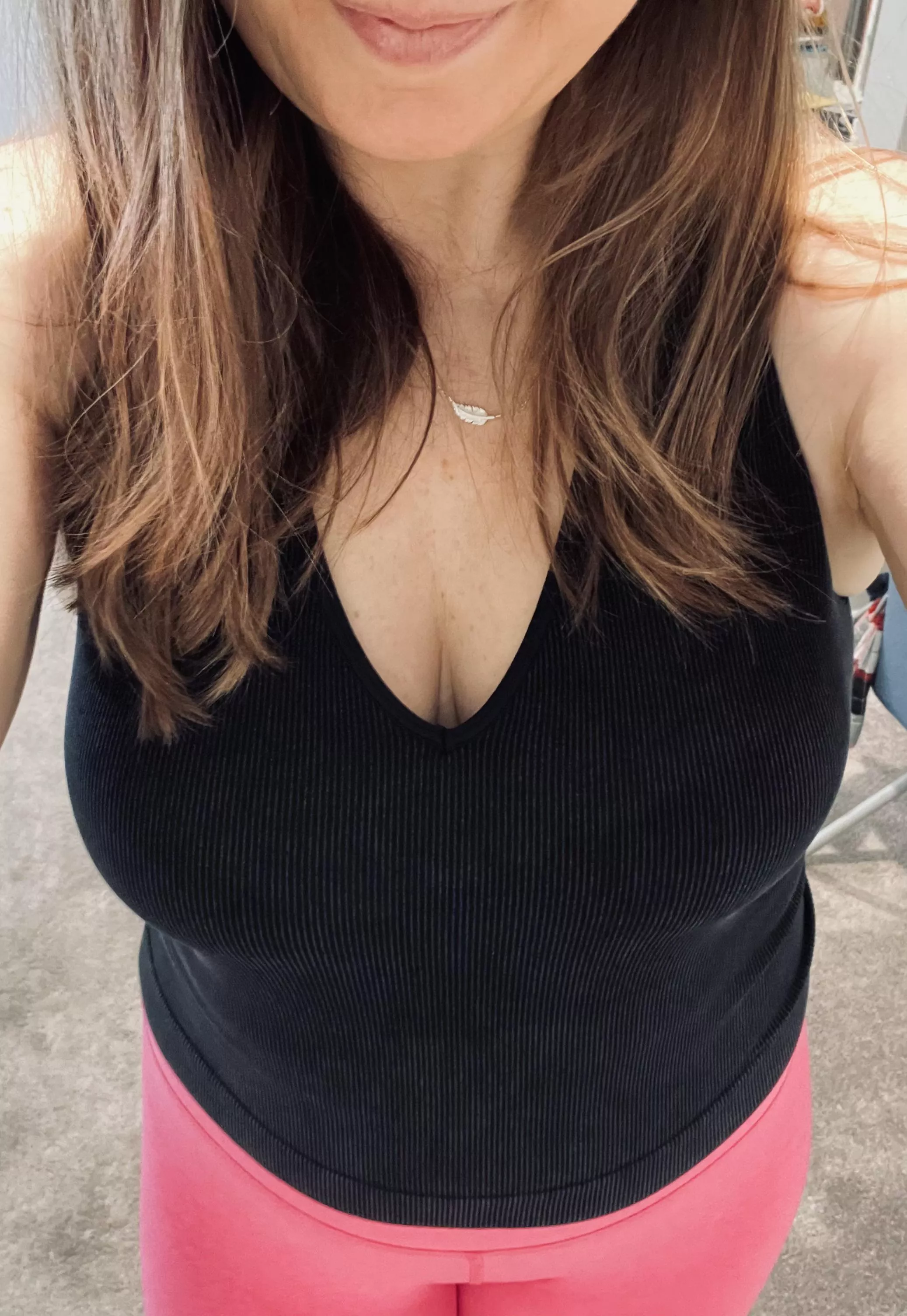 V-necks and yoga pants posted by CougarMarie