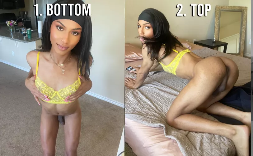 What would you choose? 😳 1. Bottom, 2. Top 🙈 you can ONLY pick one 😈 by zousal
