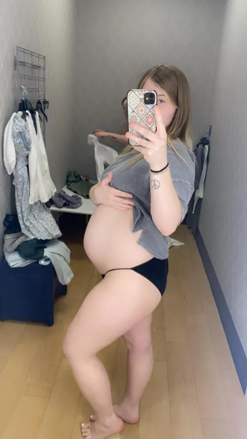 who wanna buy my prego nudes 🥰😏 by Distinct-Cloud69