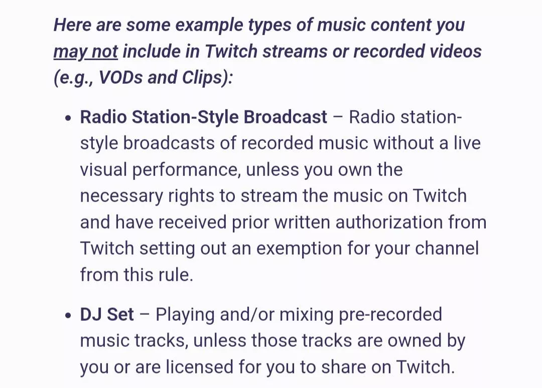 Why is it OK for DJs to perform other people's music on twitch?  posted by onlythumper