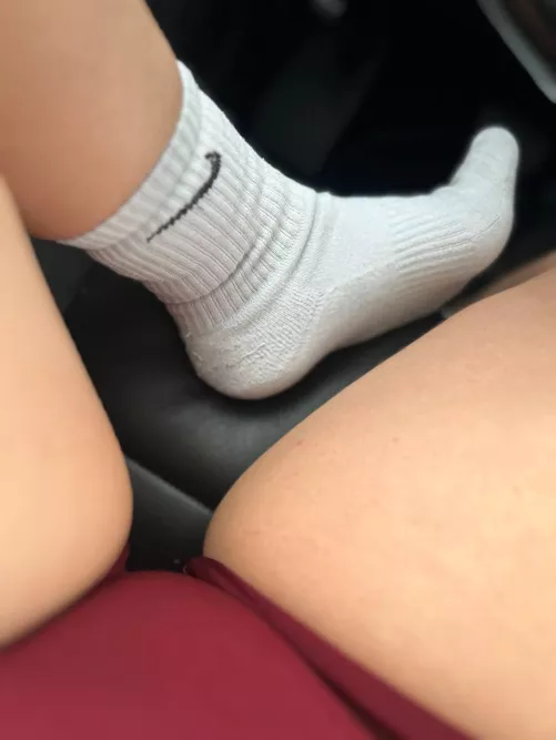 Wish you could smell my sweet socks right now [f] by DivineGoddessBellaB